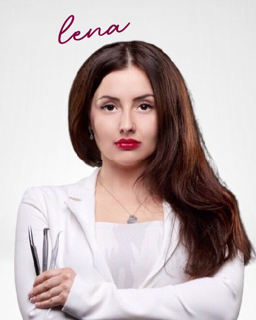 Wimpern-Stylistin Lena bei Living Beauty